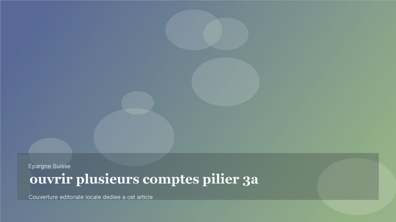 Pourquoi ouvrir plusieurs comptes 3a avant la retraite