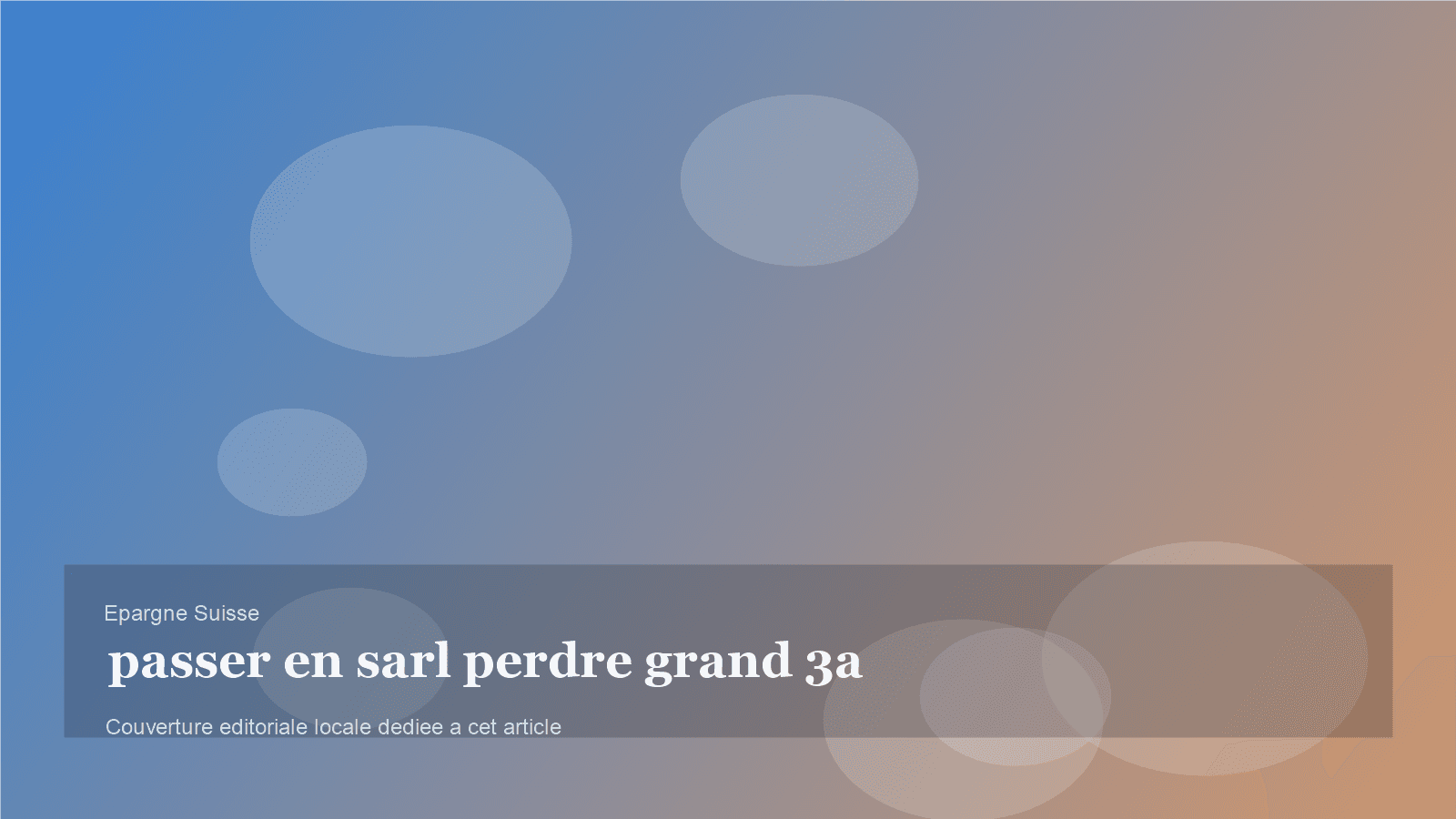 Passer en Sàrl: pourquoi vous perdez souvent le grand plafond 3a