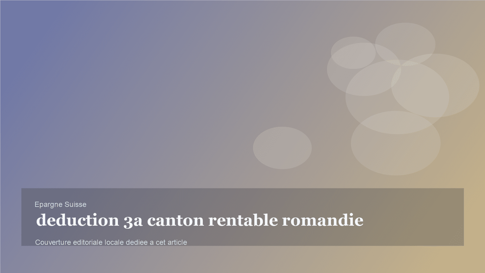 Dans quel canton la déduction 3a pèse le plus sur vos impôts