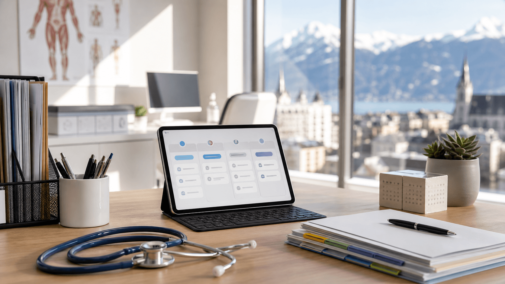 Cabinet medical Suisse : IA administrative